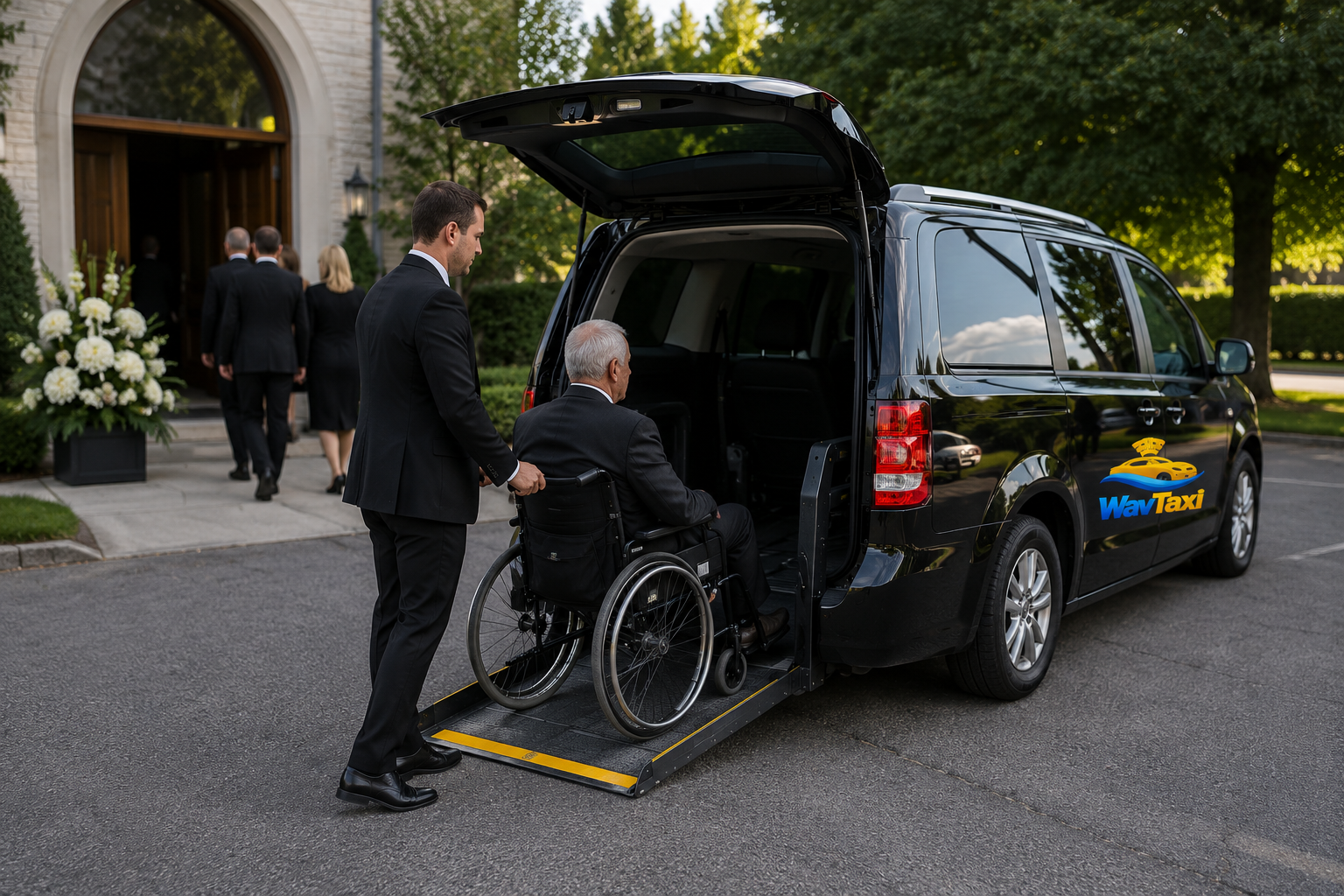 Wheelchair Van at Memorial Entrance